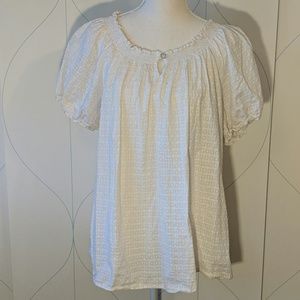 White On or Off Shoulder Blouse